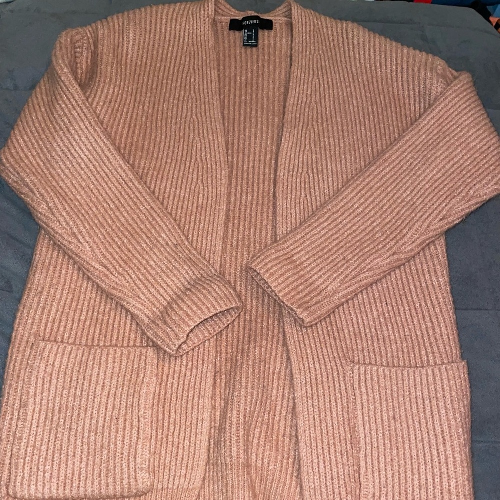 Women's Forever 21 Pink Cardigan, Size: S
